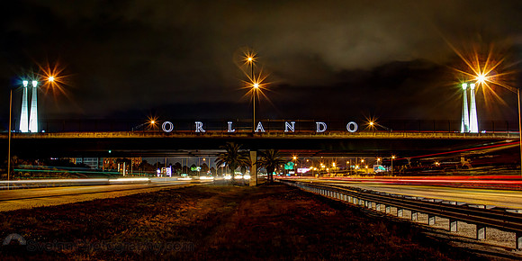 Orlando Florida I4 Bridge (print in 12" X 24" WIDE PRINT)